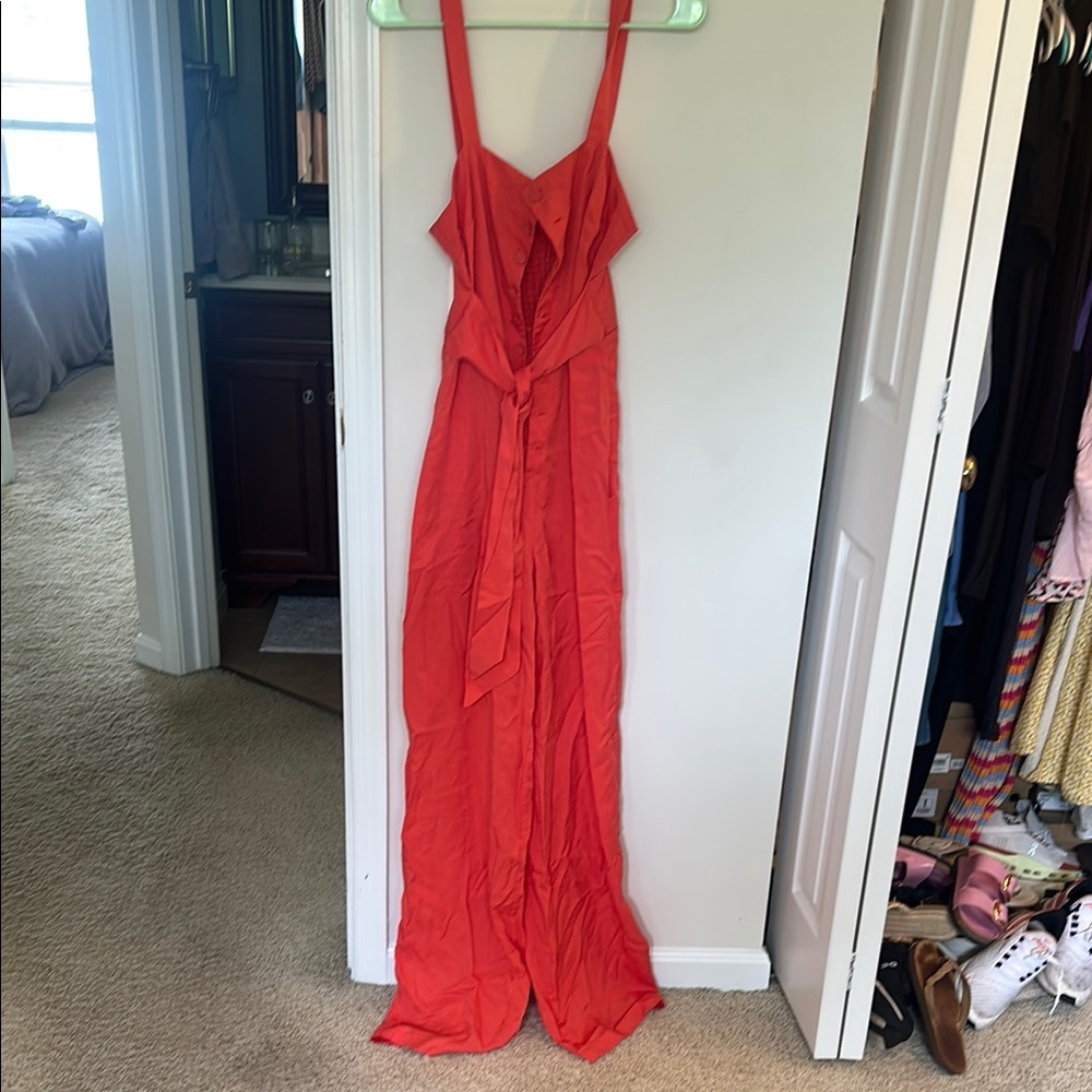 Lovers + Friends Red Jumpsuit